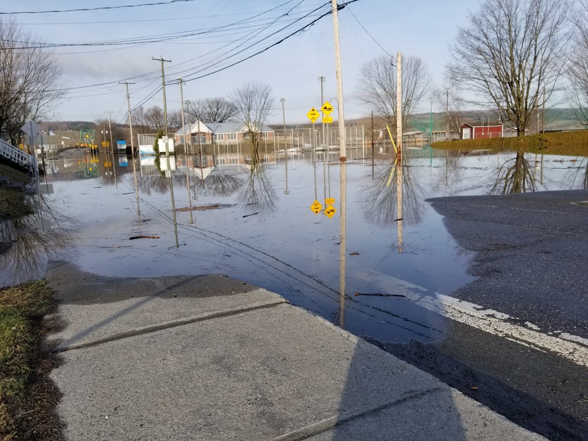 Photos de l'inondation printanière à Vallée-Jonction, St-Joseph et Beauceville