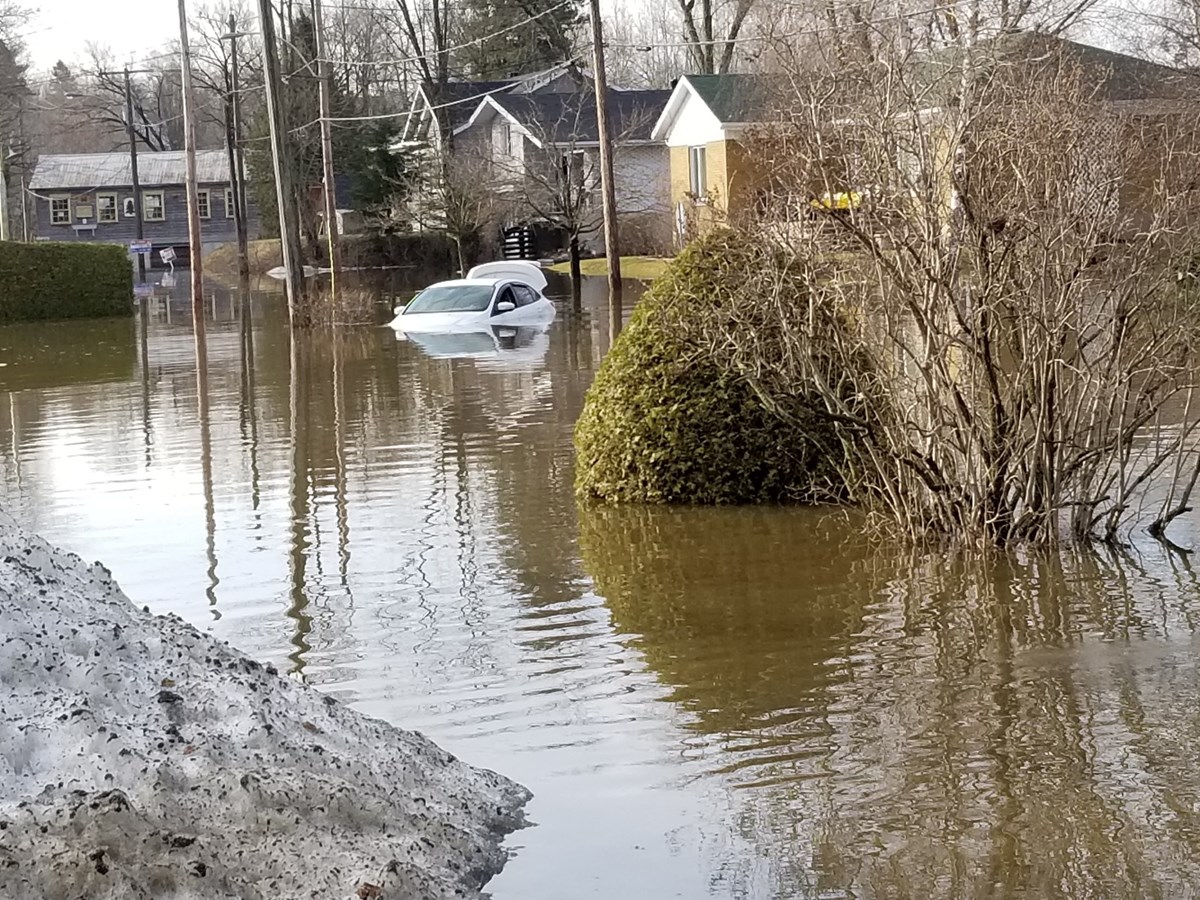 Photos de l'inondation printanière à Vallée-Jonction, St-Joseph et Beauceville
