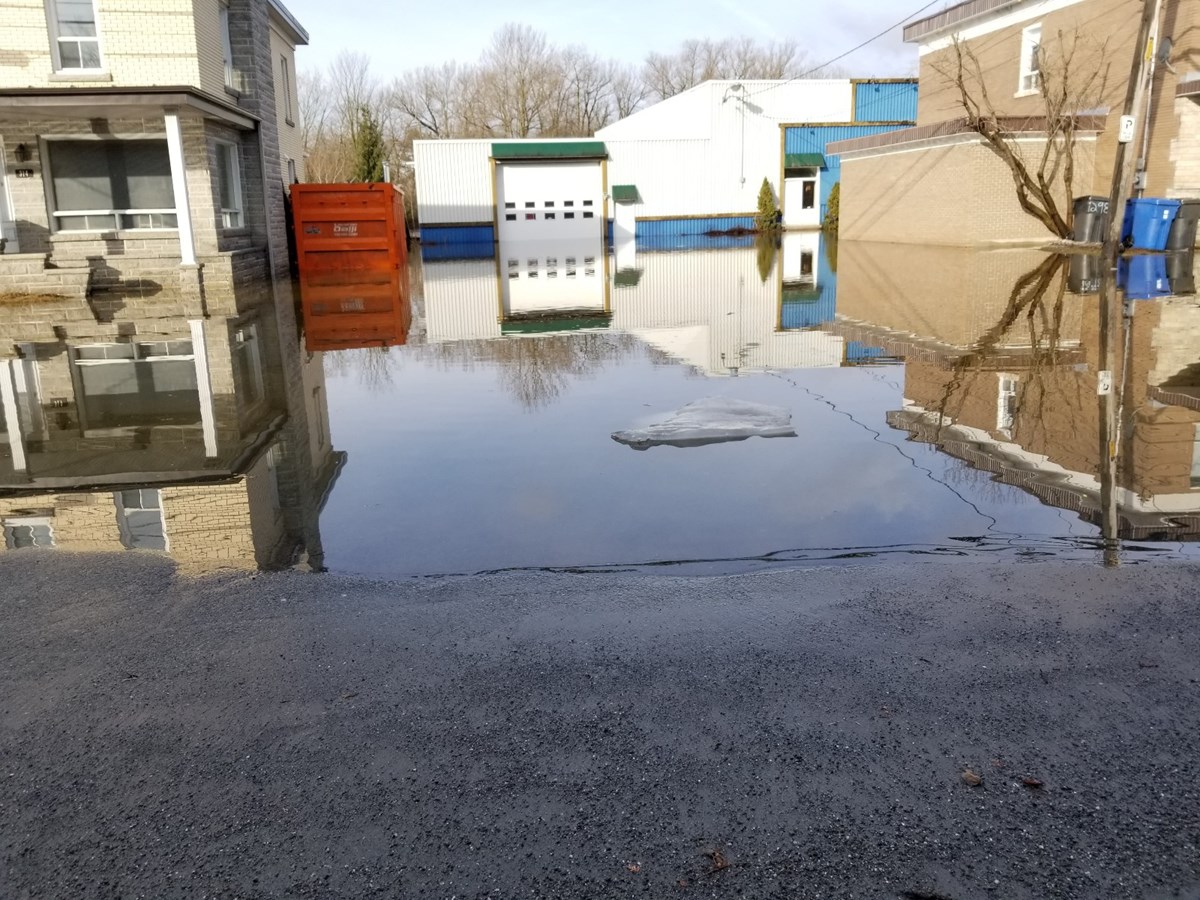 Photos de l'inondation printanière à Vallée-Jonction, St-Joseph et Beauceville
