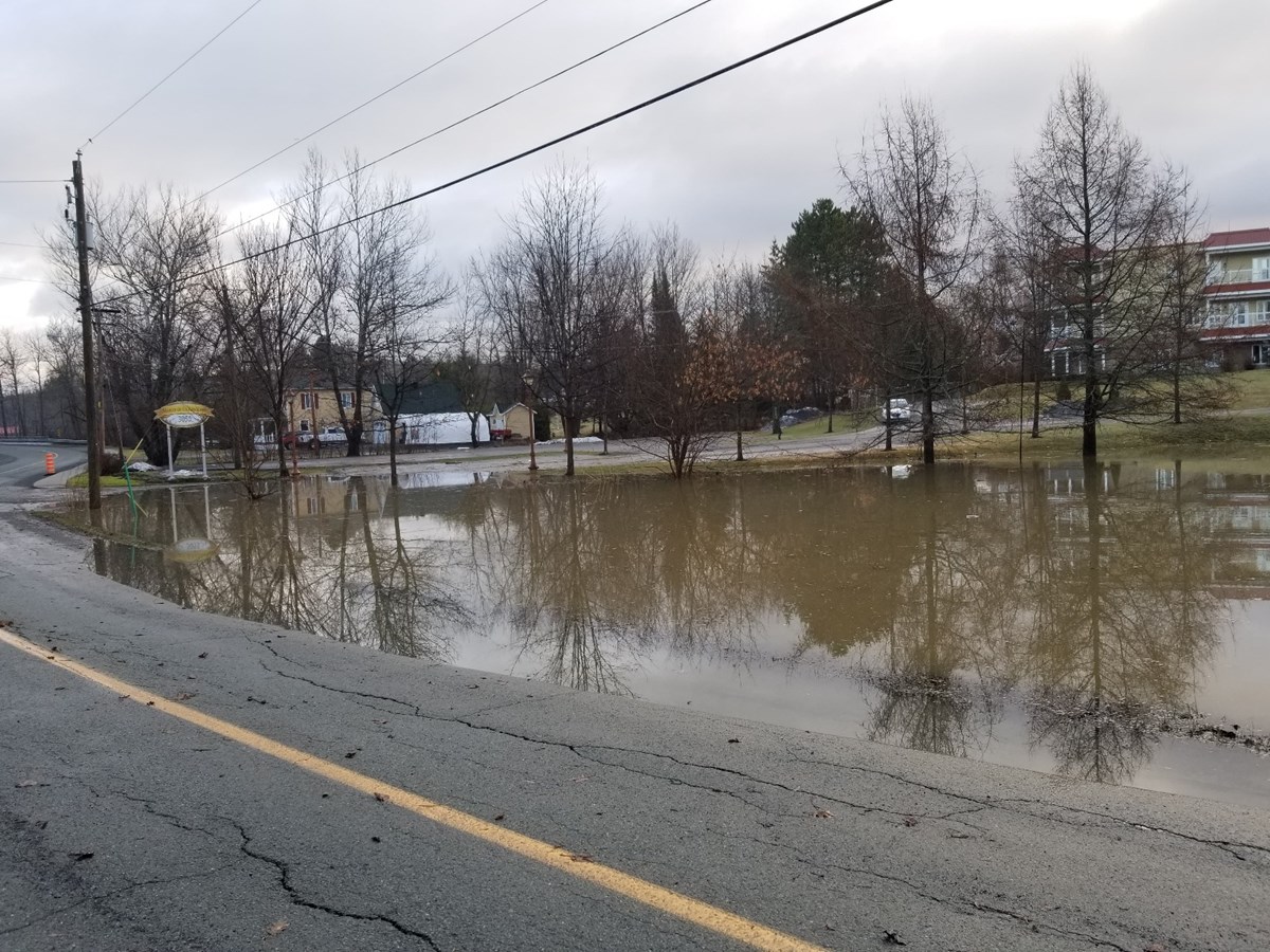 Photos de l'inondation printanière à Vallée-Jonction, St-Joseph et Beauceville
