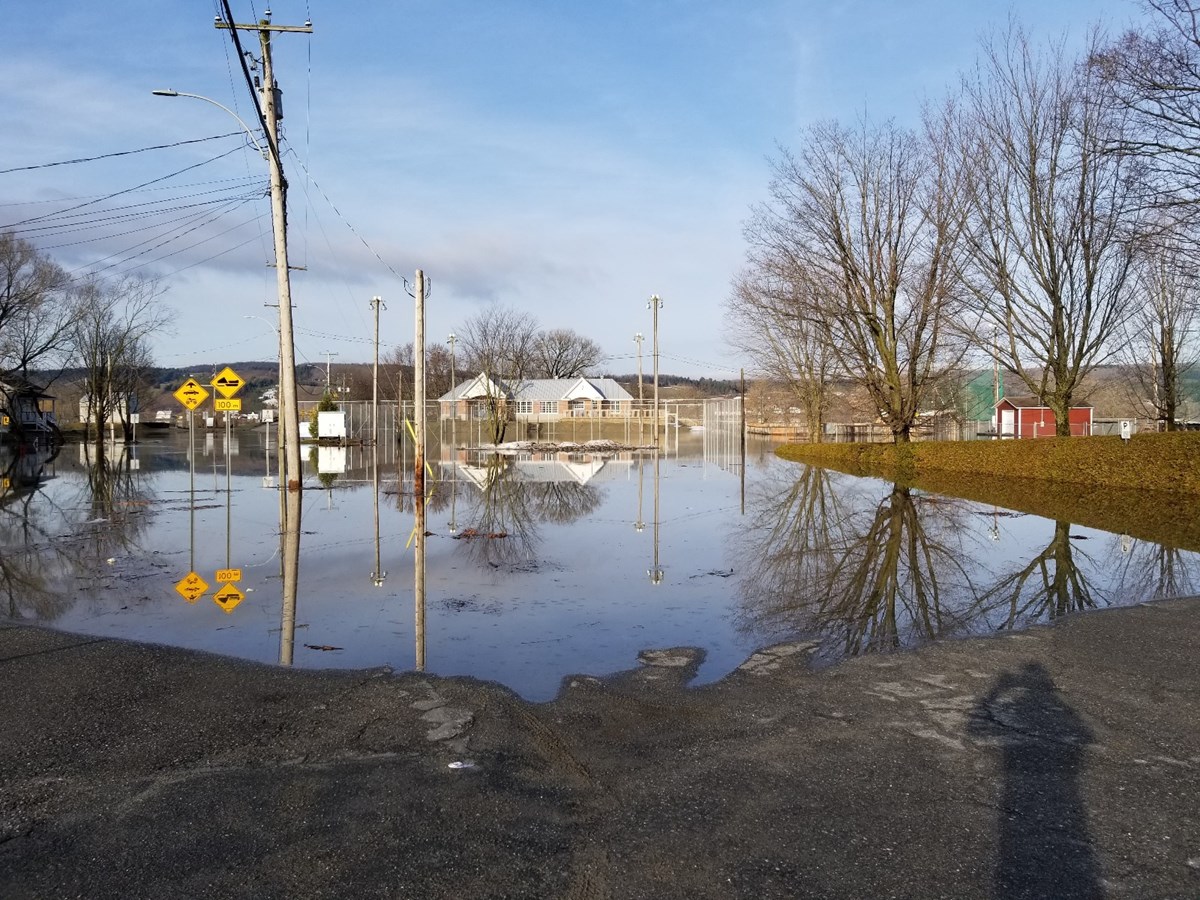 Photos de l'inondation printanière à Vallée-Jonction, St-Joseph et Beauceville