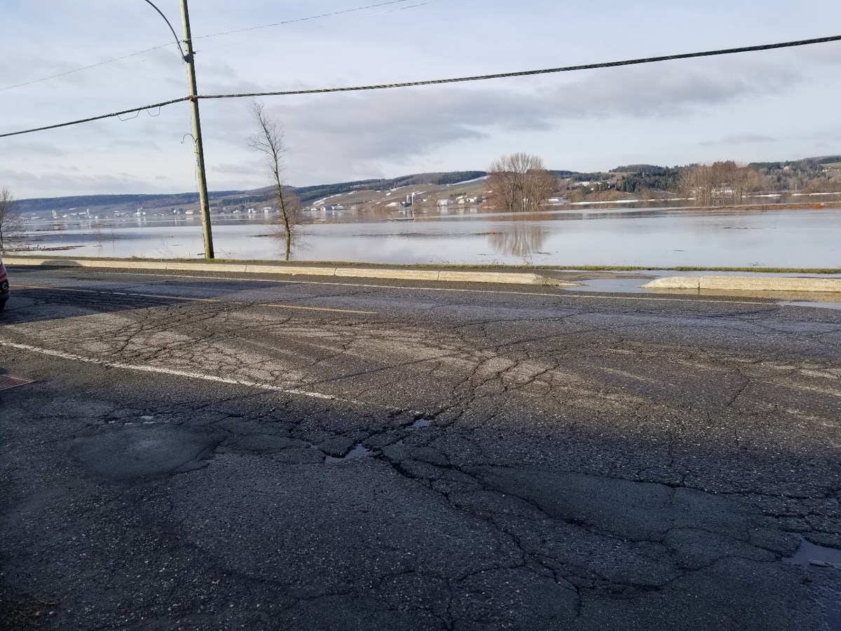 Photos de l'inondation printanière à Vallée-Jonction, St-Joseph et Beauceville