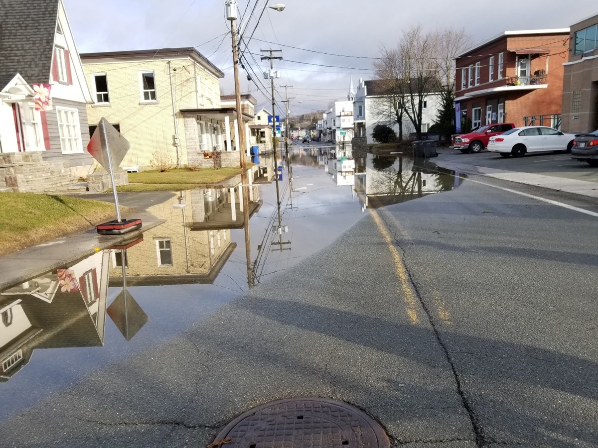 Photos de l'inondation printanière à Vallée-Jonction, St-Joseph et Beauceville