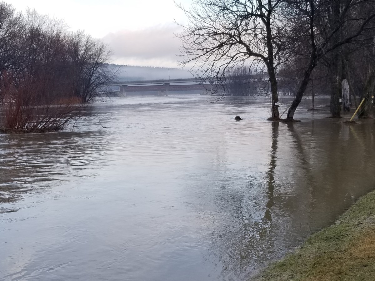 Photos de l'inondation printanière à Vallée-Jonction, St-Joseph et Beauceville