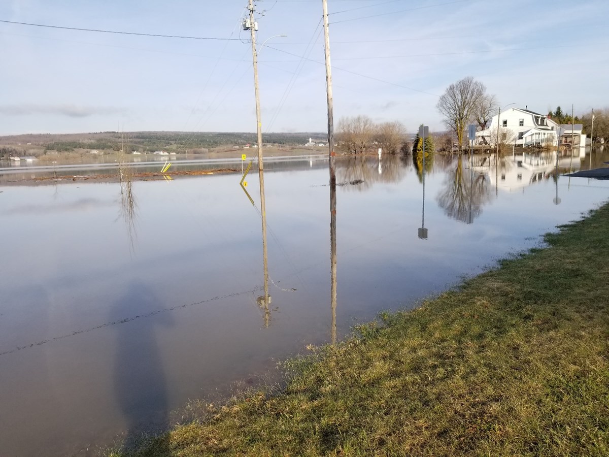 Photos de l'inondation printanière à Vallée-Jonction, St-Joseph et Beauceville