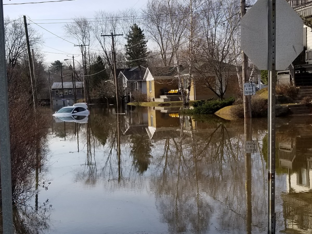 Photos de l'inondation printanière à Vallée-Jonction, St-Joseph et Beauceville