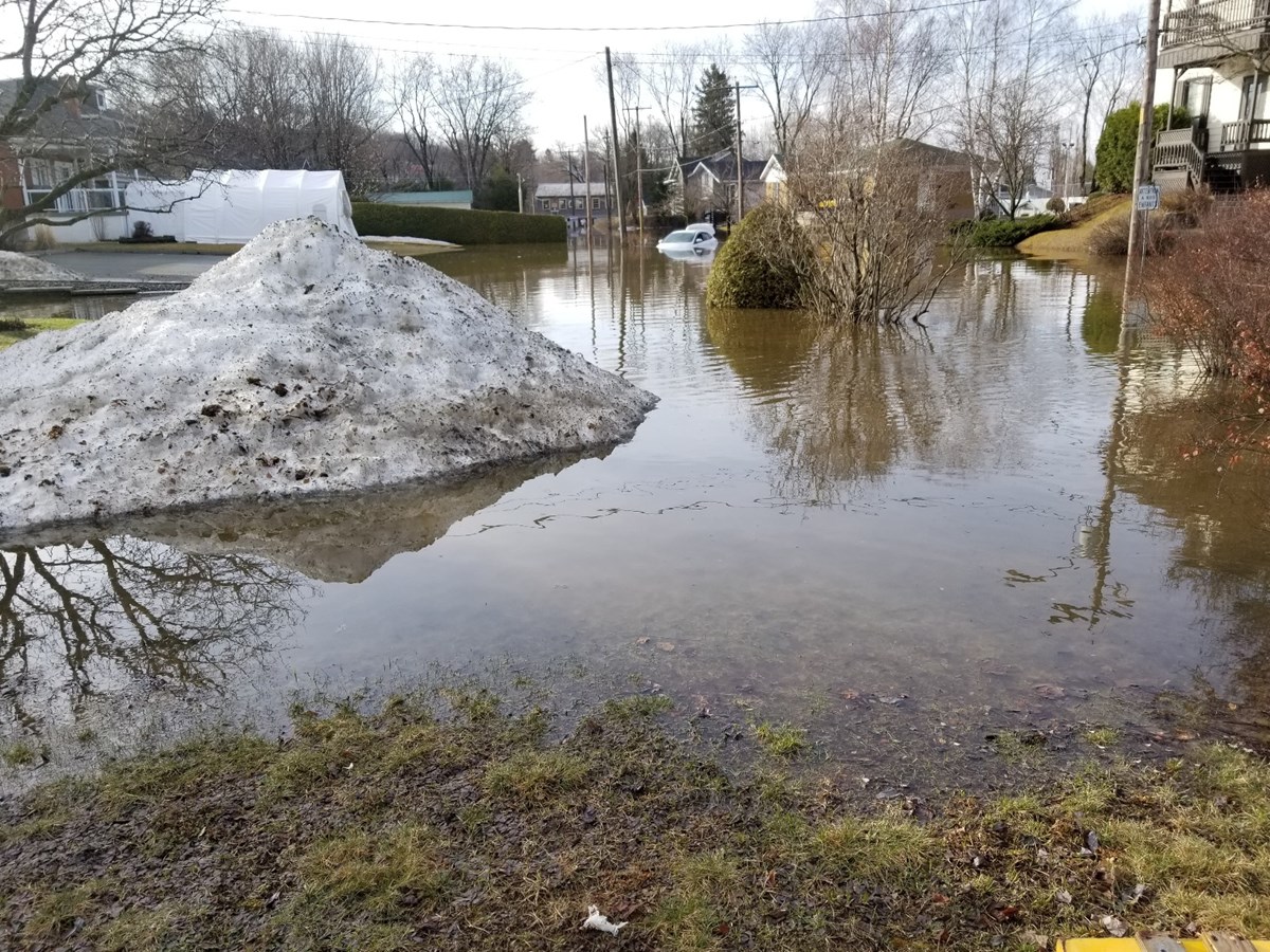 Photos de l'inondation printanière à Vallée-Jonction, St-Joseph et Beauceville
