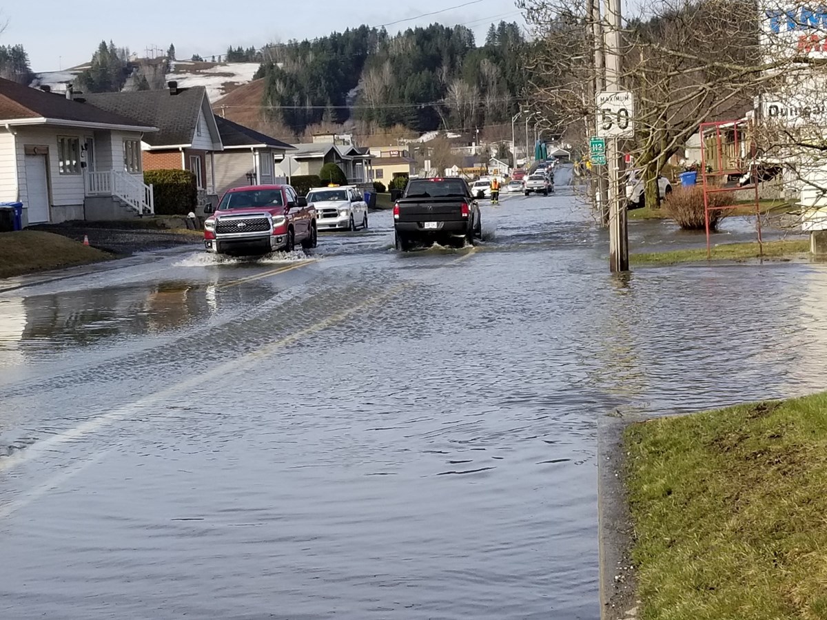 Photos de l'inondation printanière à Vallée-Jonction, St-Joseph et Beauceville