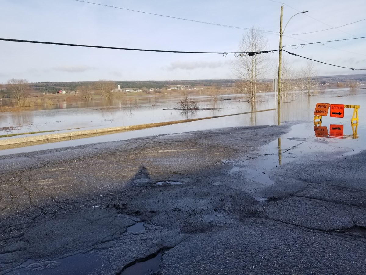 Photos de l'inondation printanière à Vallée-Jonction, St-Joseph et Beauceville