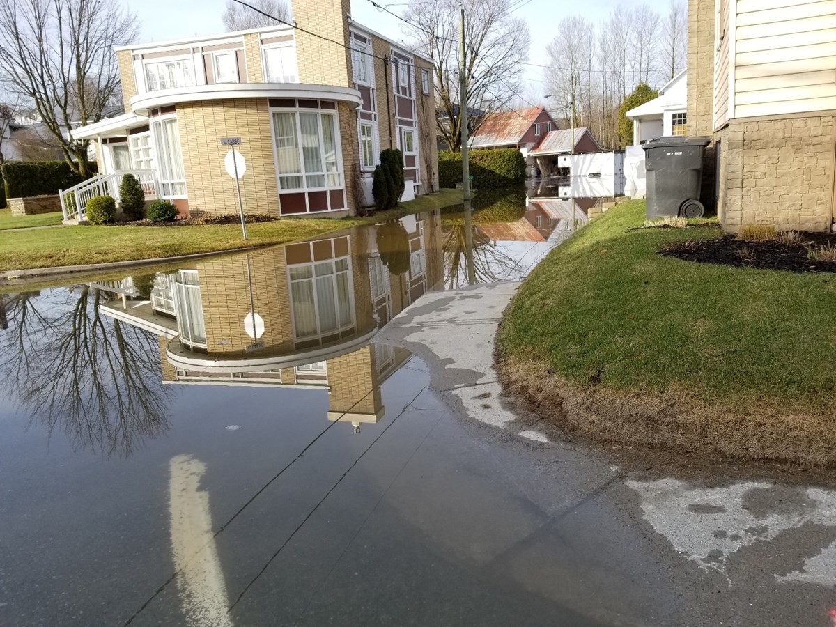 Photos de l'inondation printanière à Vallée-Jonction, St-Joseph et Beauceville