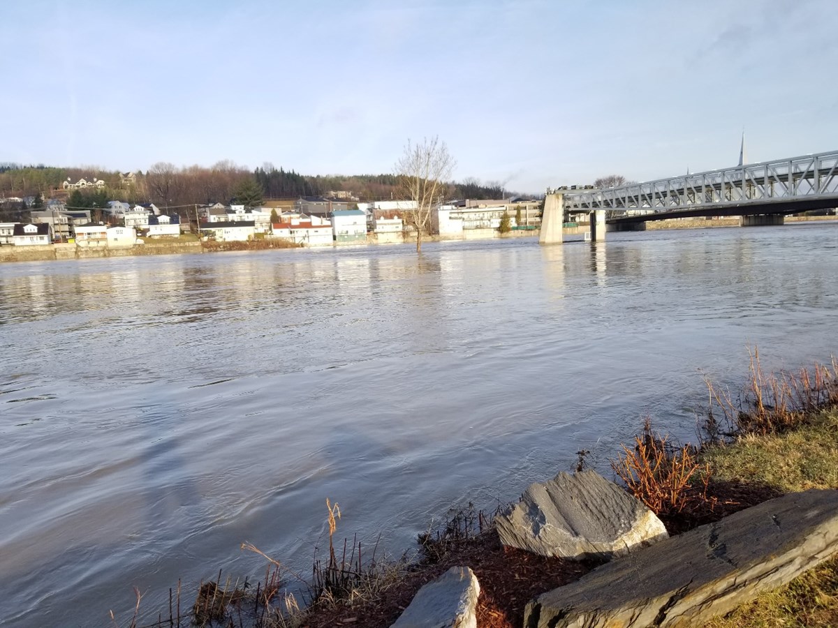 Photos de l'inondation printanière à Vallée-Jonction, St-Joseph et Beauceville