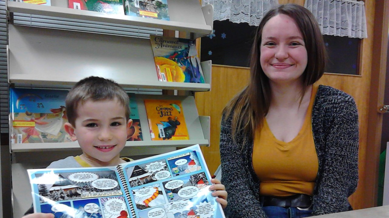 Des étudiants du cégep jumelés à des élèves de maternelle pour une BD