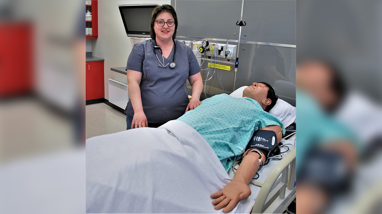Misty Lee Grondin, une infirmière auxiliaire qui profite de ce parcours, depuis l’automne 2017, au Centre d’études collégiales de Lac-Mégantic.