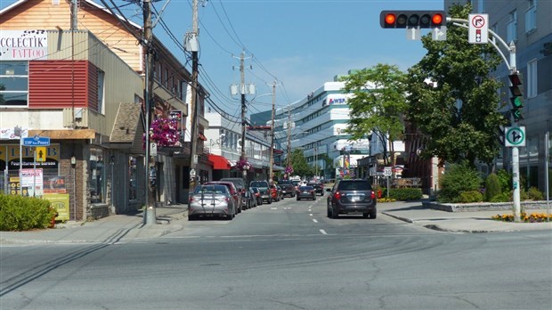 Une section de la 1re Avenue, à Saint-Georges.