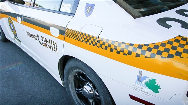 Une voiture de police de la Sûreté du Québec