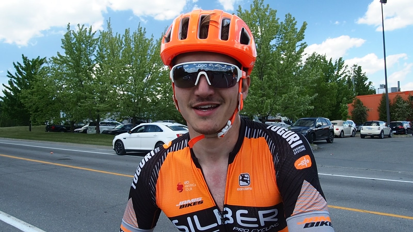 Pier-André Côté, vainqueur de la première étape du Tour de Beauce