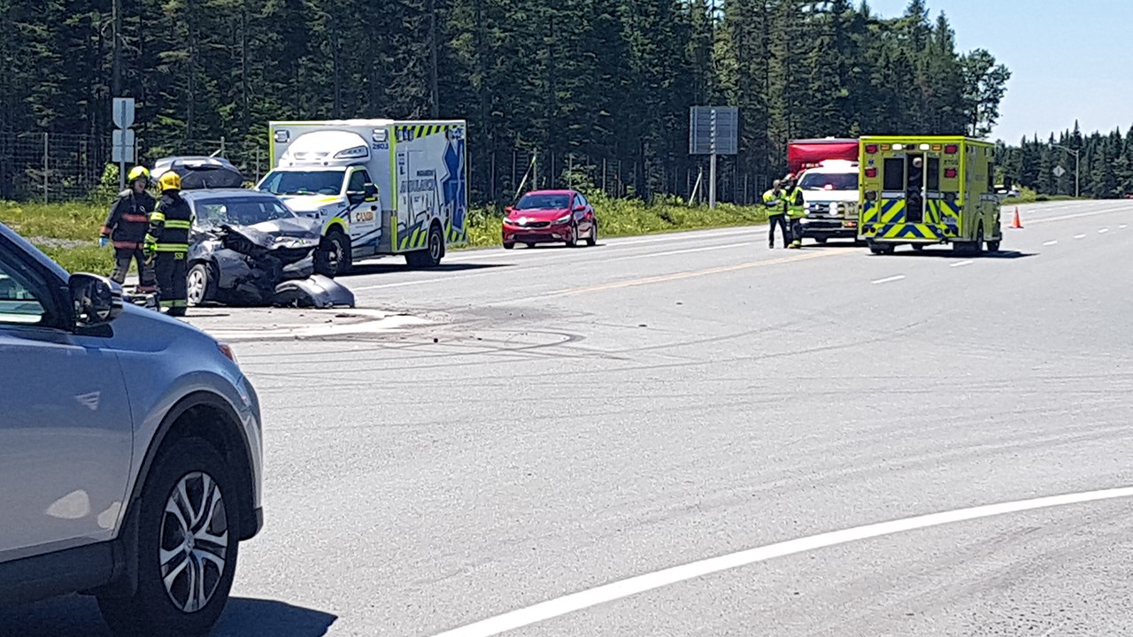 Un important accident est survenu à Notre-Dame-des-Pins