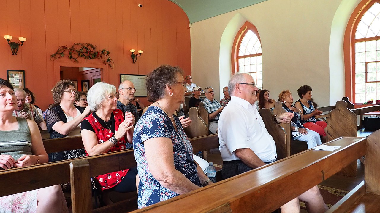 Carine Poulin et Robert Fournier aux dimanches musicaux de l'Église de St-Paul de Cumberland