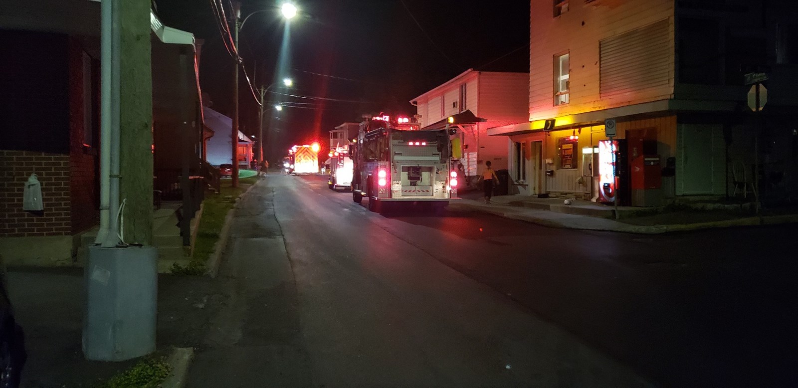 Une deuxième intervention incendie en deux nuits sur la 1re avenue Ouest à Saint-Georges