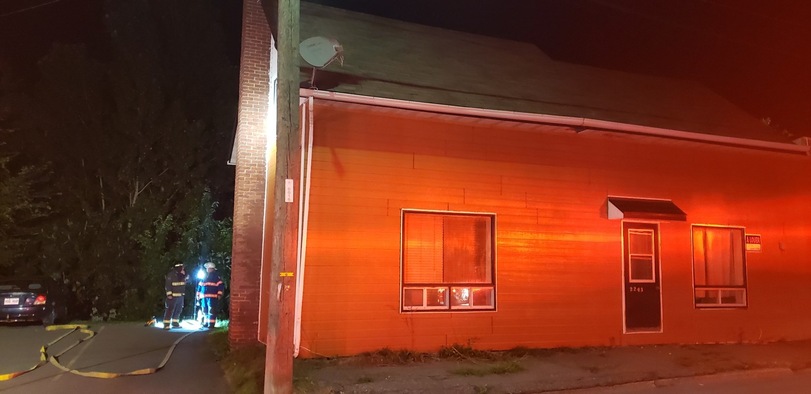 Une deuxième intervention incendie en deux nuits sur la 1re avenue Ouest à Saint-Georges