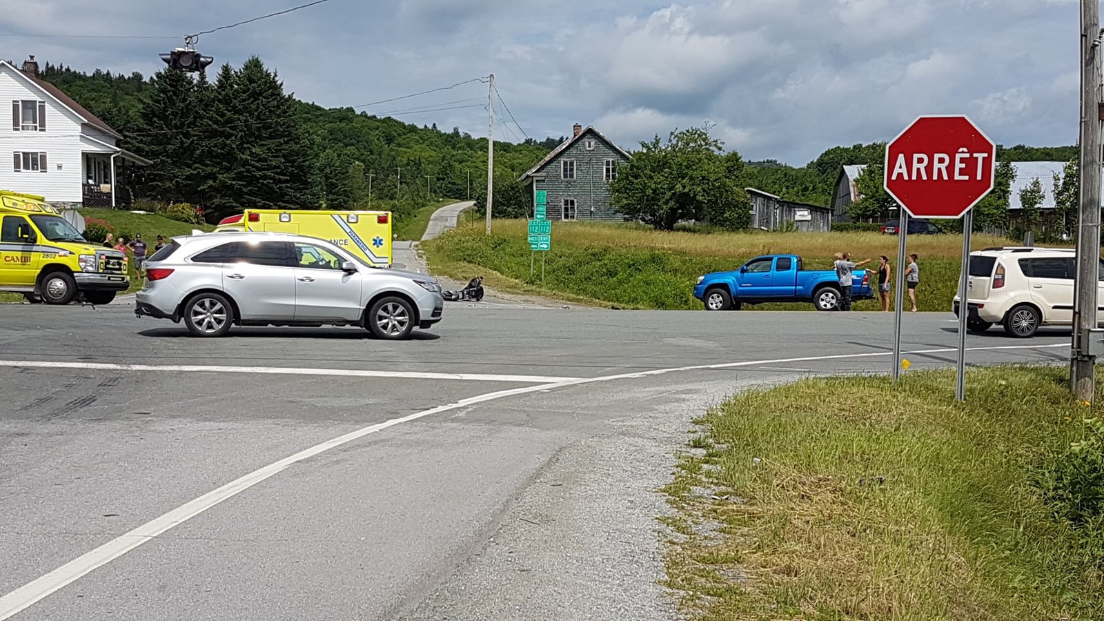 Accident mortel sur la route 112 à Sacré-Coeur-de-Jésus