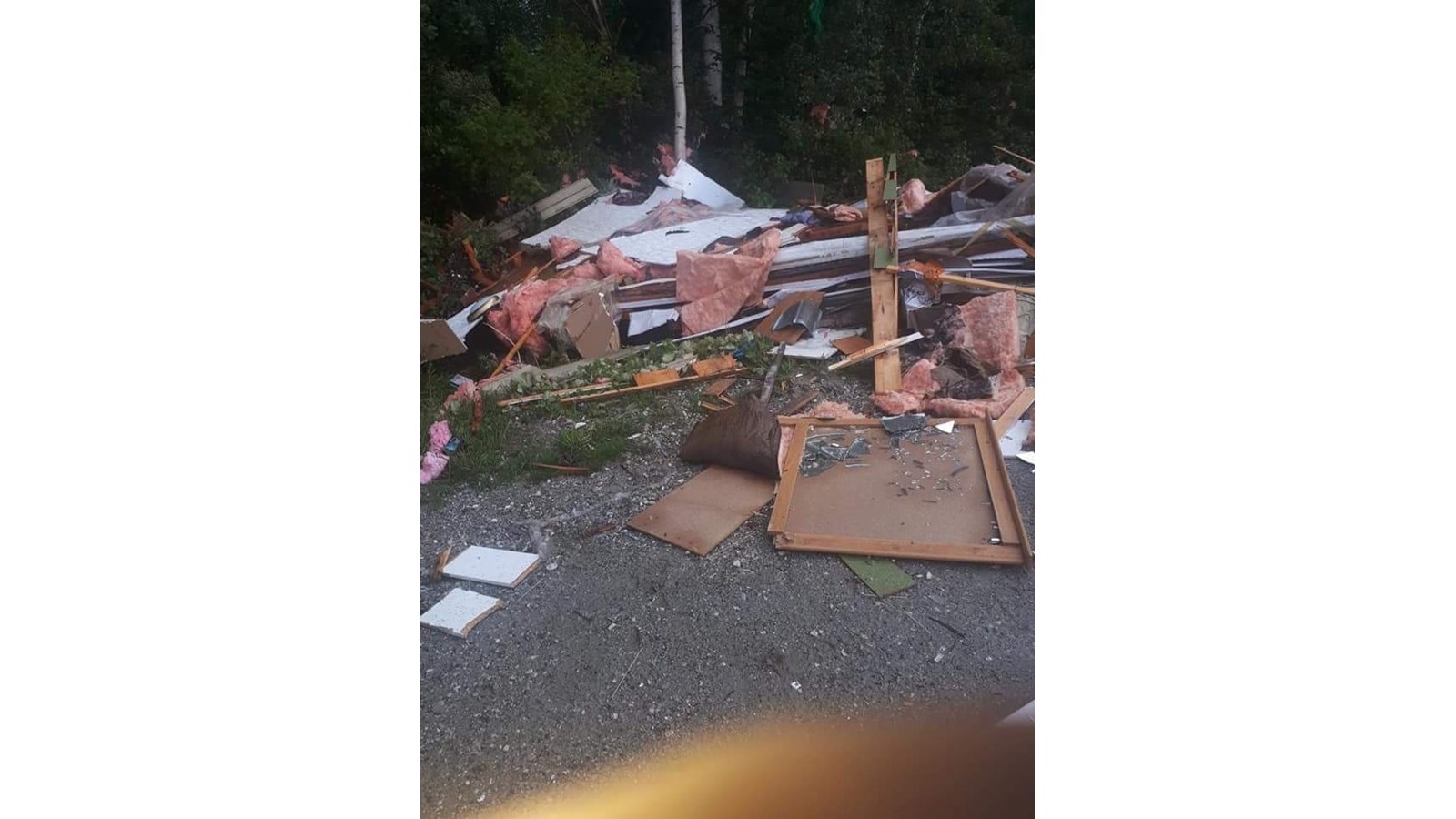 Photos des dégâts à St-Julien mercredi après-midi