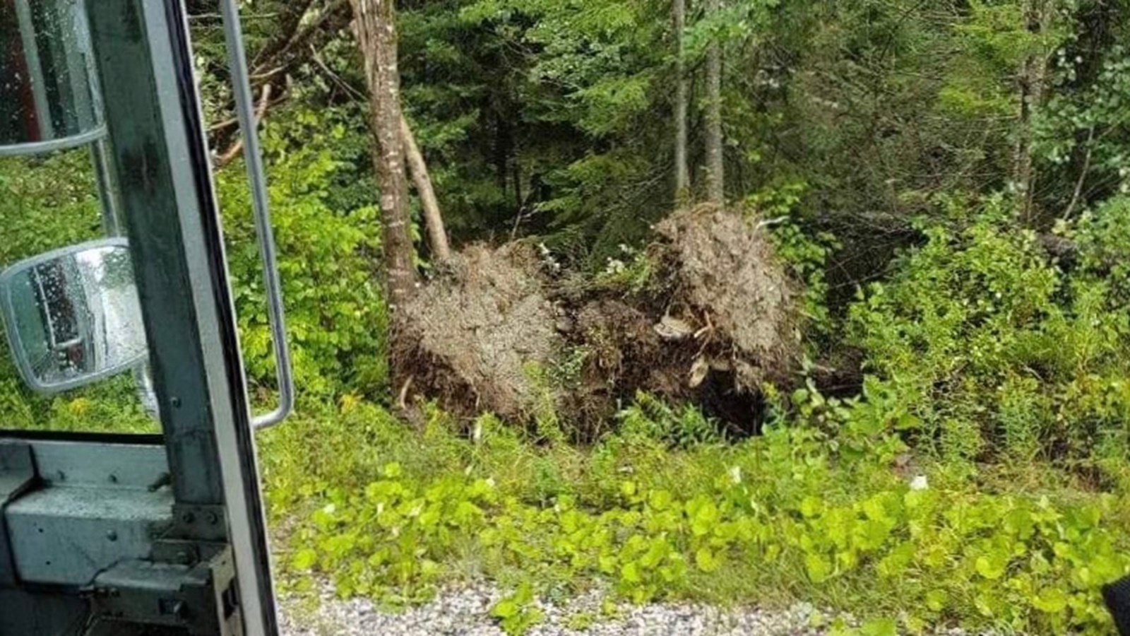 Photos des dégâts à St-Julien mercredi après-midi