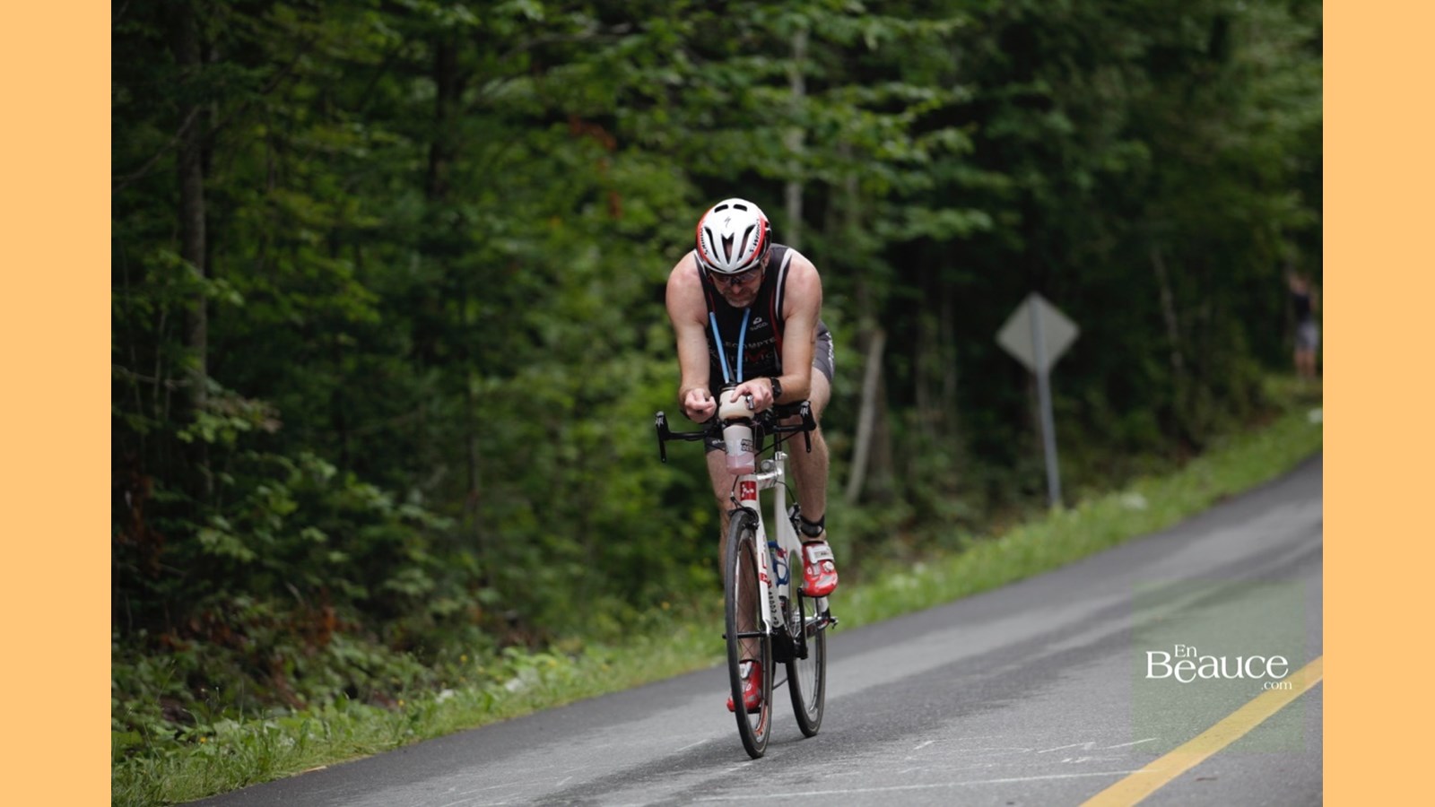 EN IMAGES : le triathlon du Lac-Poulin (partie vélo)