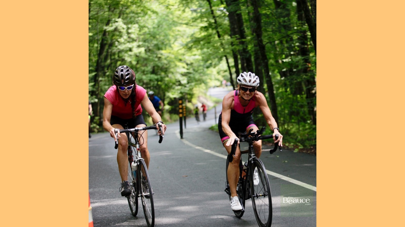 EN IMAGES : le triathlon du Lac-Poulin (partie vélo)