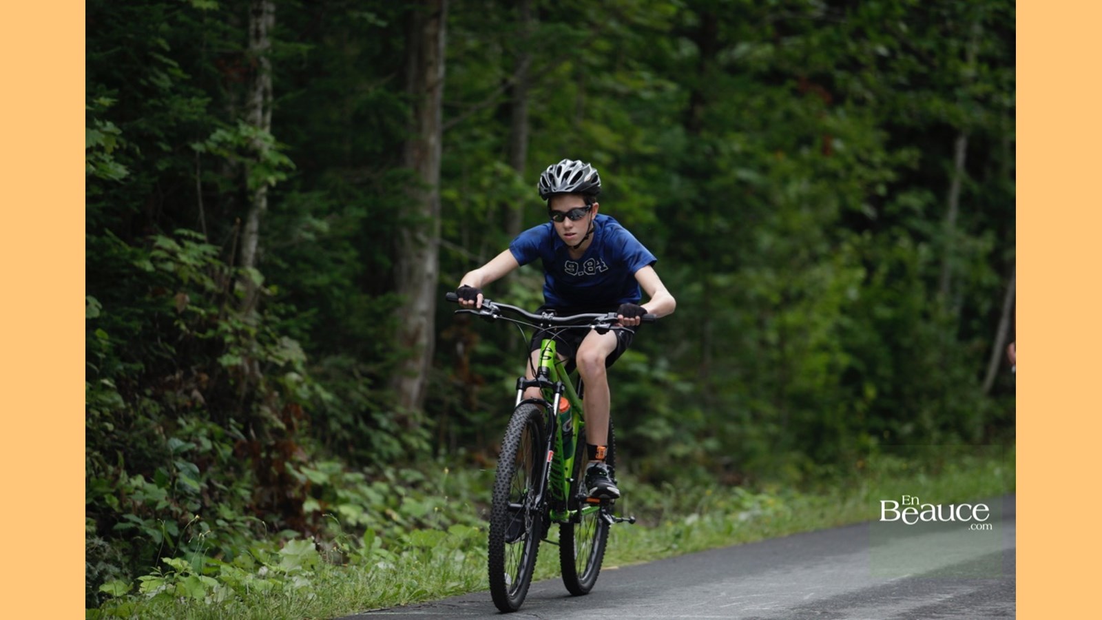 EN IMAGES : le triathlon du Lac-Poulin (partie vélo)