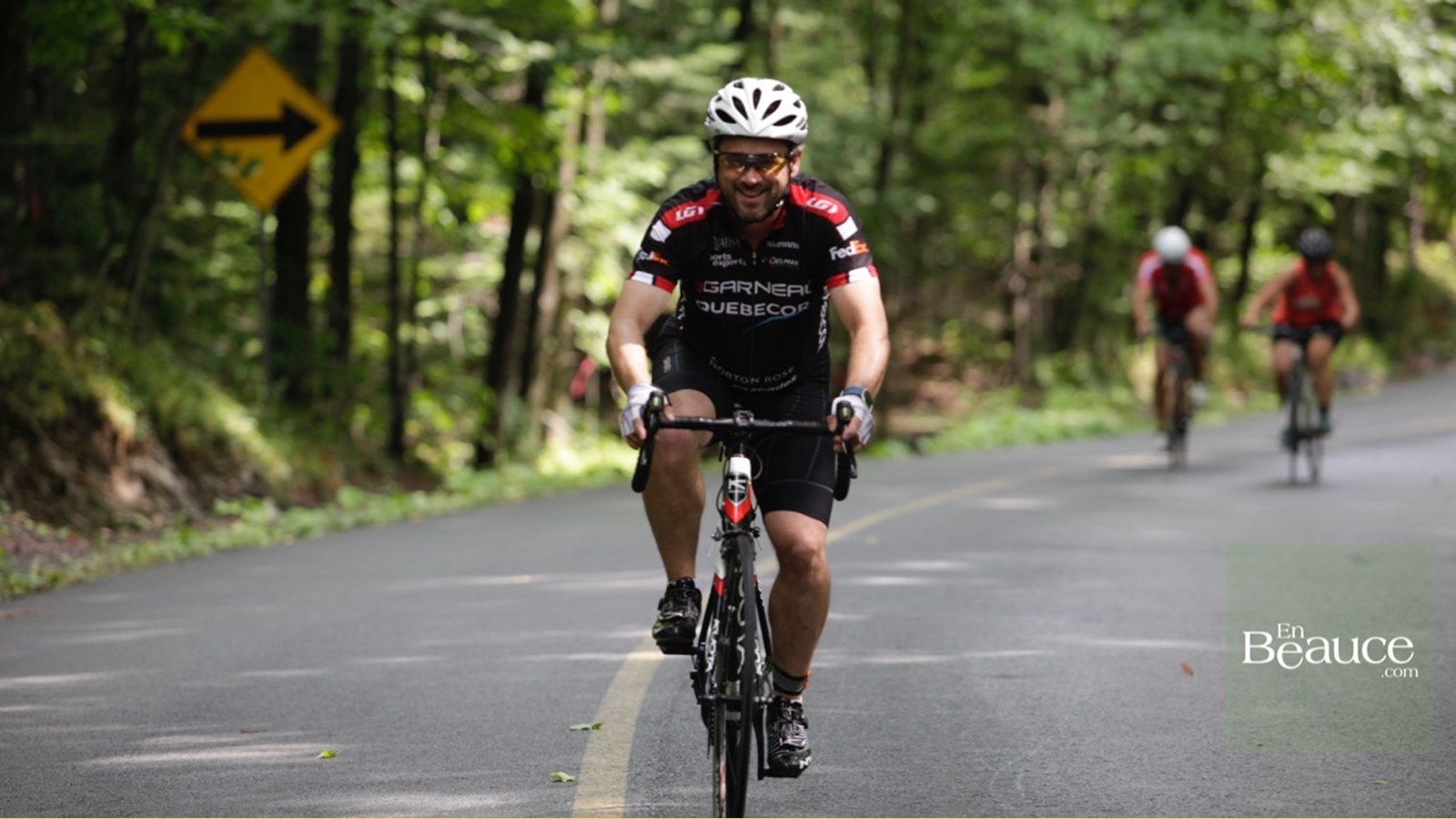 EN IMAGES : le triathlon du Lac-Poulin (partie vélo)