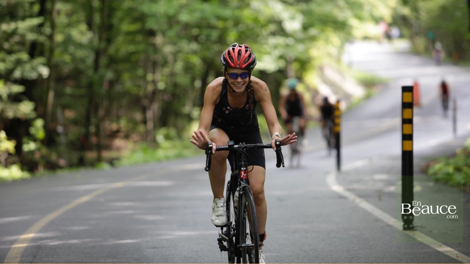 EN IMAGES : le triathlon du Lac-Poulin (partie vélo)