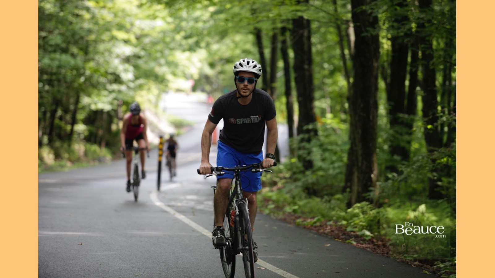EN IMAGES : le triathlon du Lac-Poulin (partie vélo)
