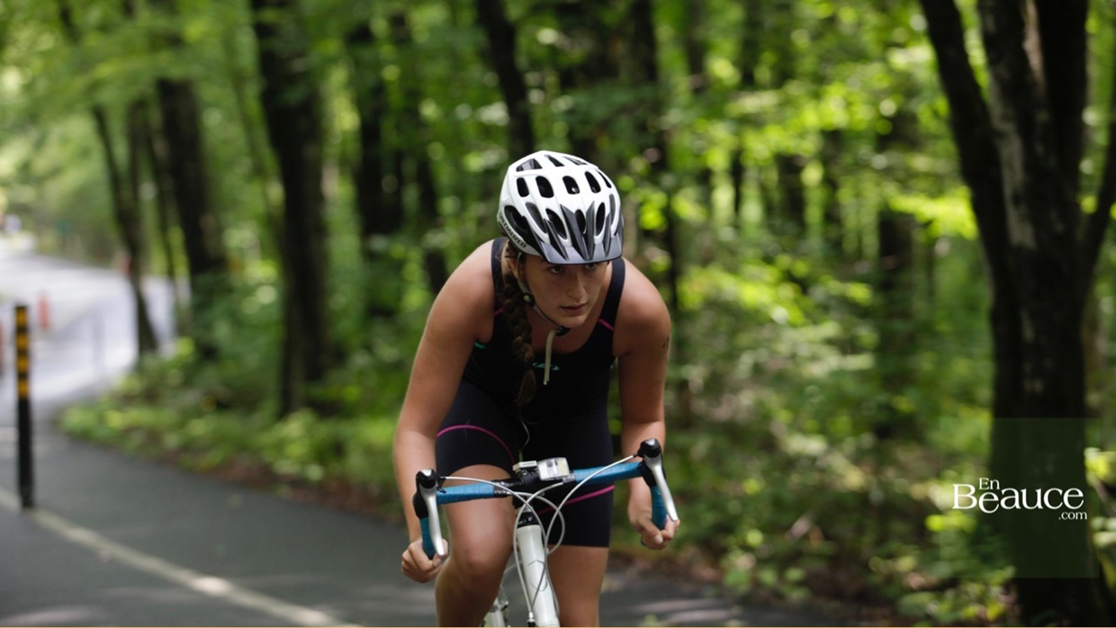 EN IMAGES : le triathlon du Lac-Poulin (partie vélo)