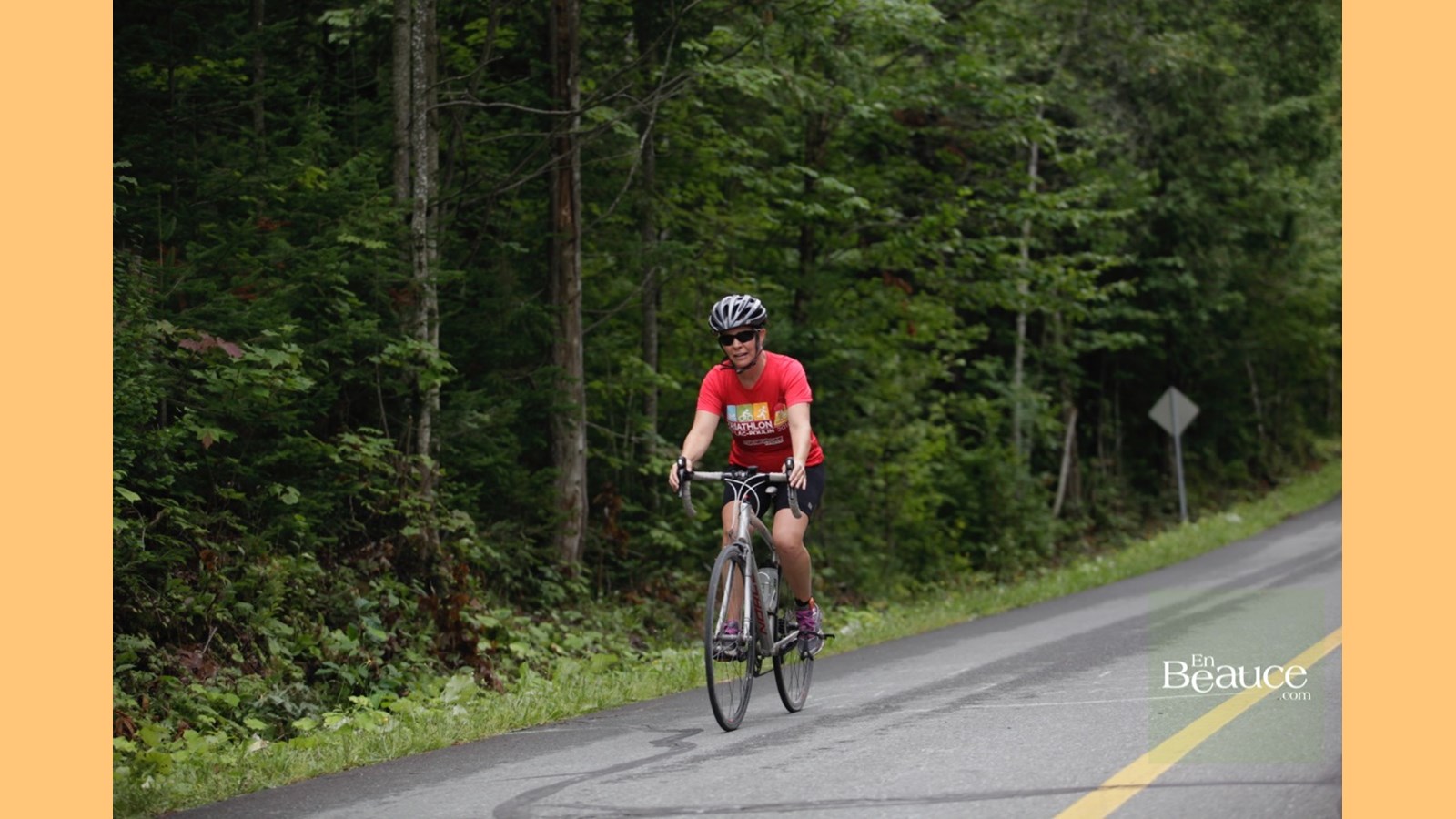 EN IMAGES : le triathlon du Lac-Poulin (partie vélo)