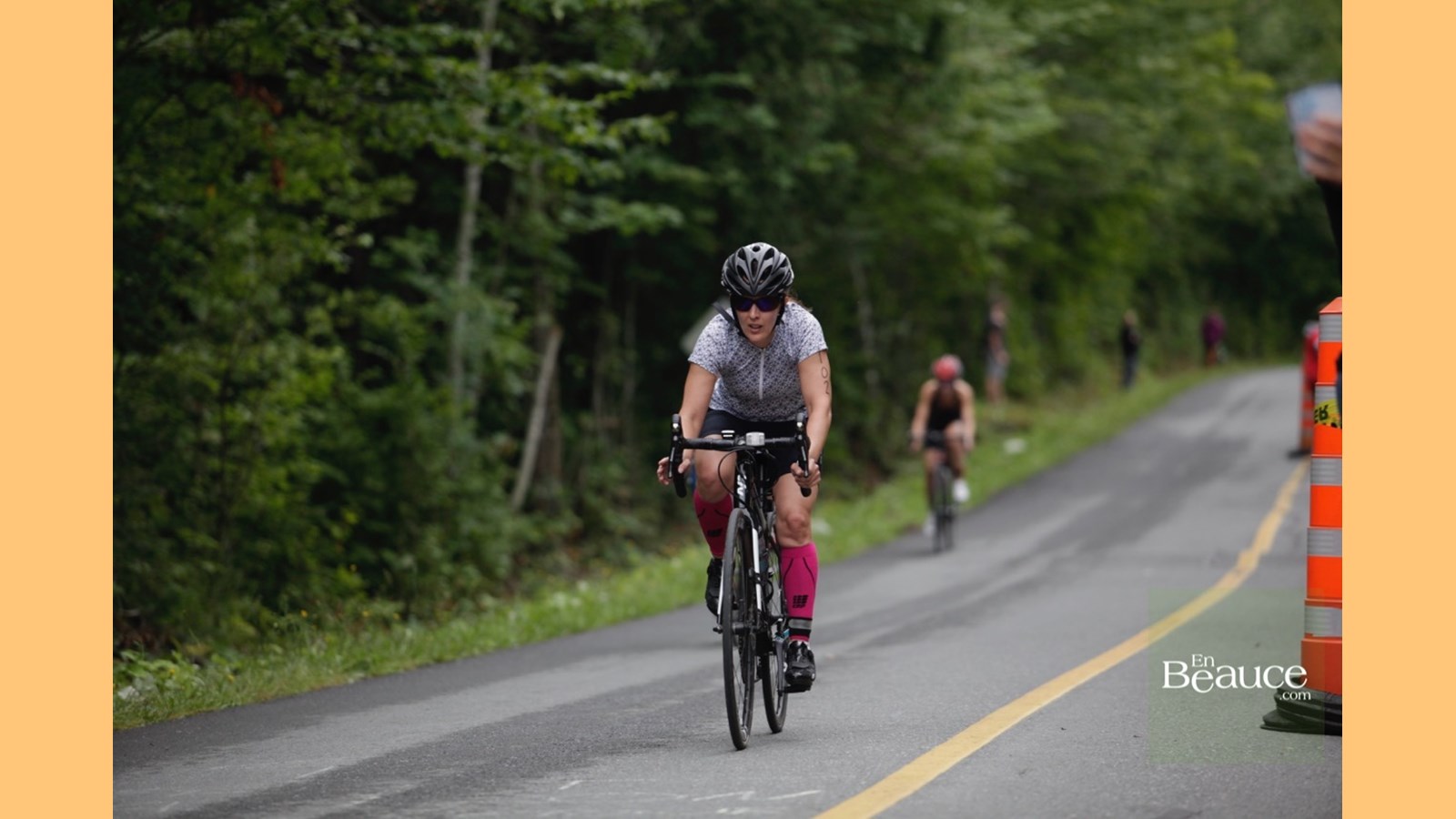 EN IMAGES : le triathlon du Lac-Poulin (partie vélo)