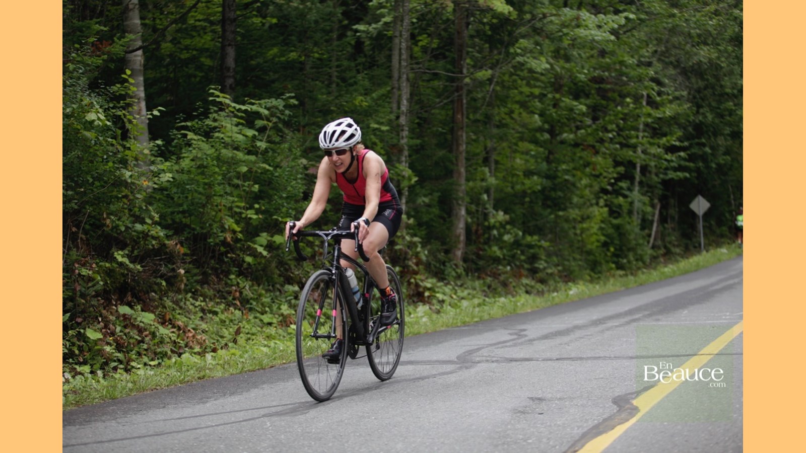 EN IMAGES : le triathlon du Lac-Poulin (partie vélo)