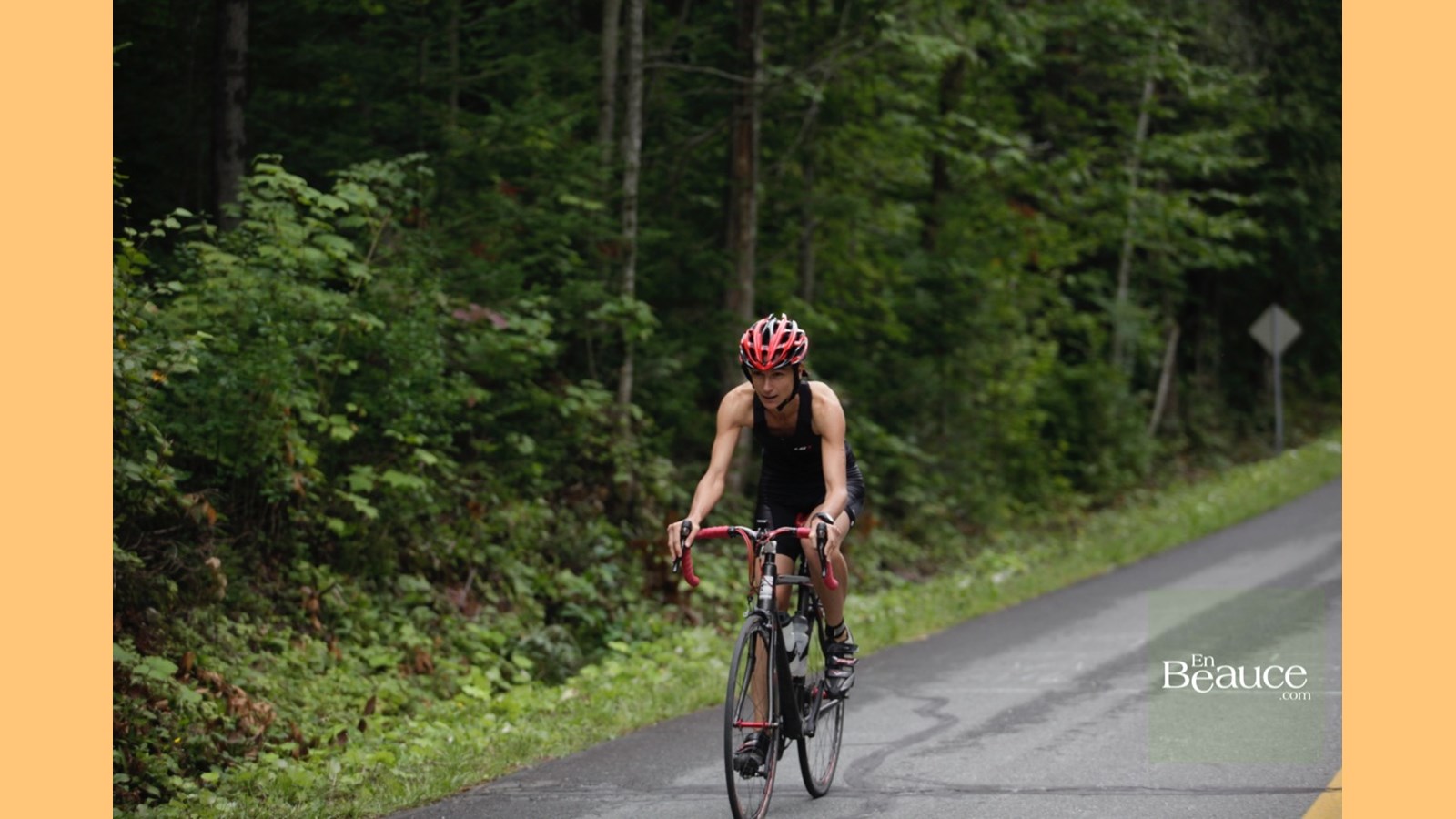 EN IMAGES : le triathlon du Lac-Poulin (partie vélo)