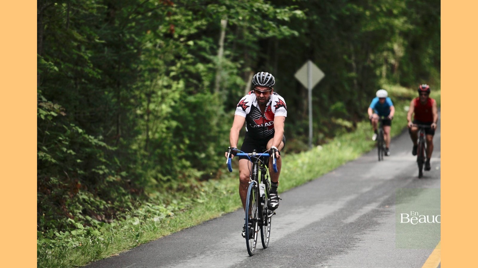 EN IMAGES : le triathlon du Lac-Poulin (partie vélo)