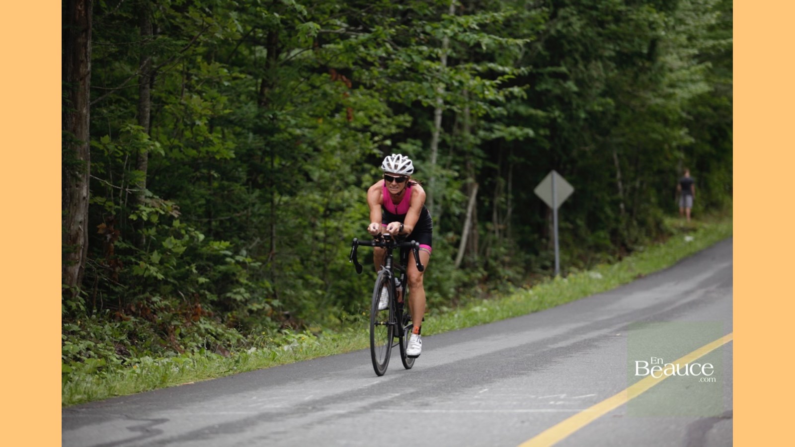 EN IMAGES : le triathlon du Lac-Poulin (partie vélo)