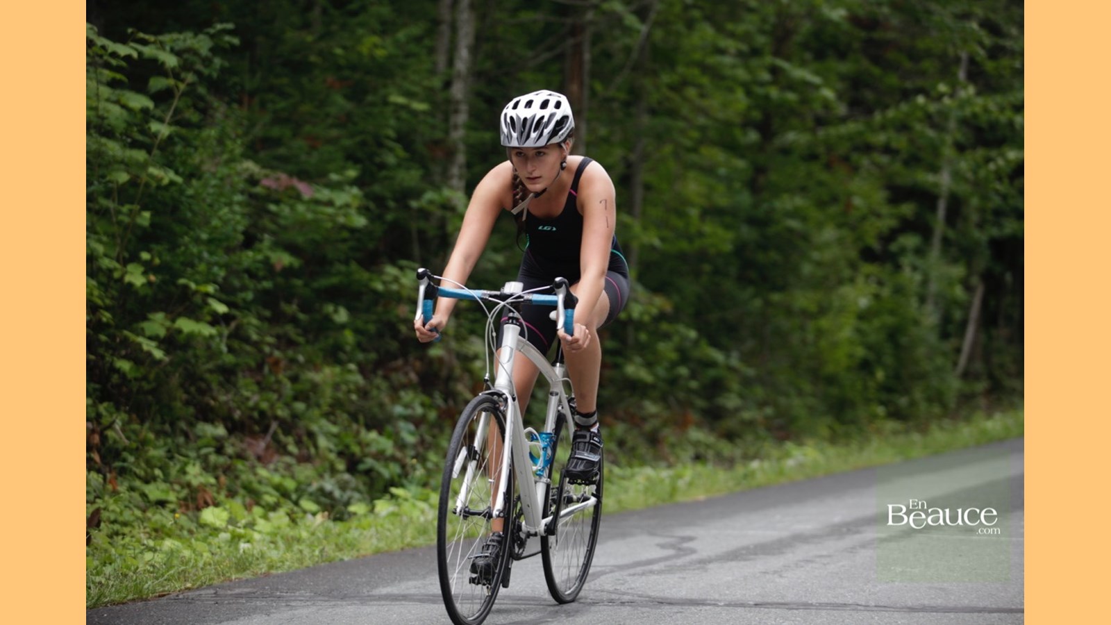 EN IMAGES : le triathlon du Lac-Poulin (partie vélo)