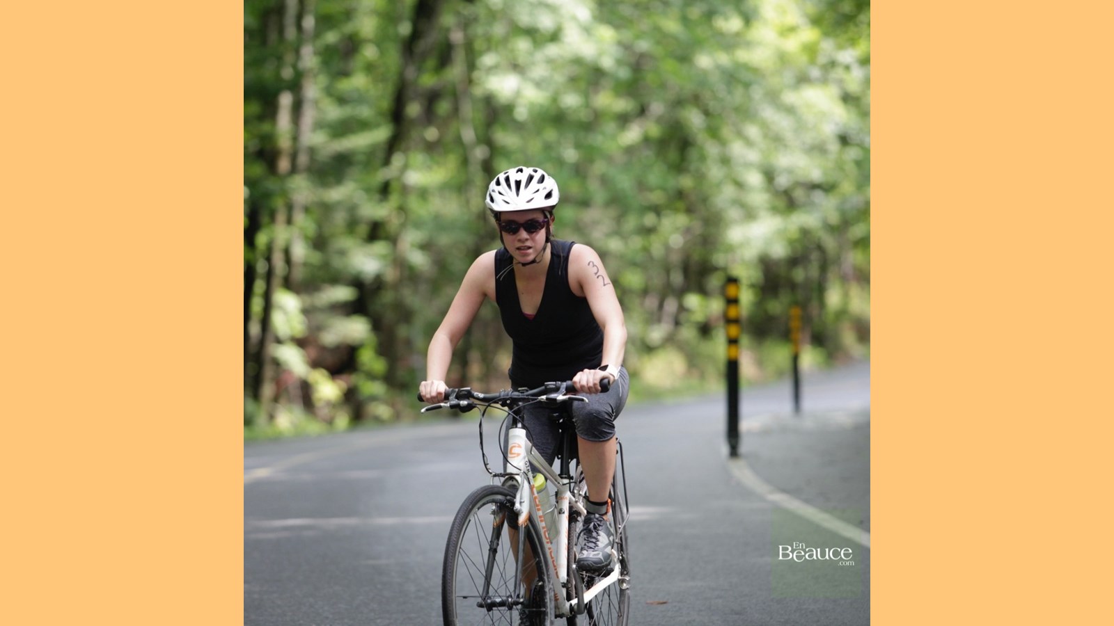 EN IMAGES : le triathlon du Lac-Poulin (partie vélo)