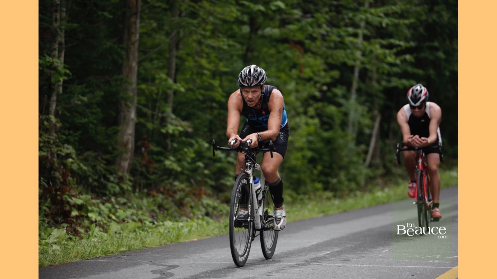 EN IMAGES : le triathlon du Lac-Poulin (partie vélo)