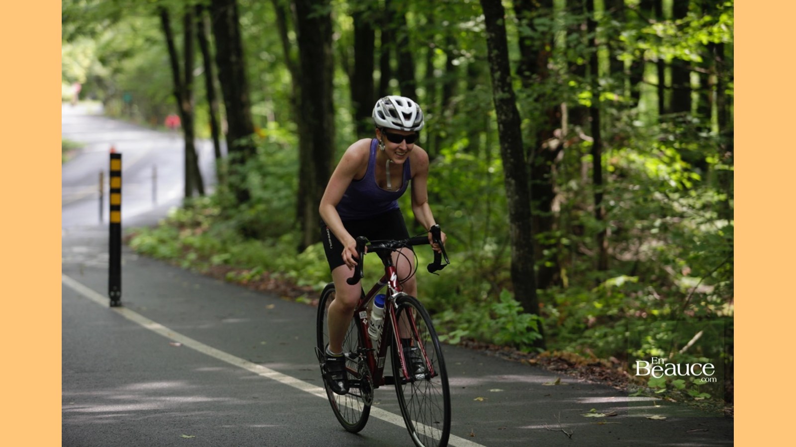 EN IMAGES : le triathlon du Lac-Poulin (partie vélo)