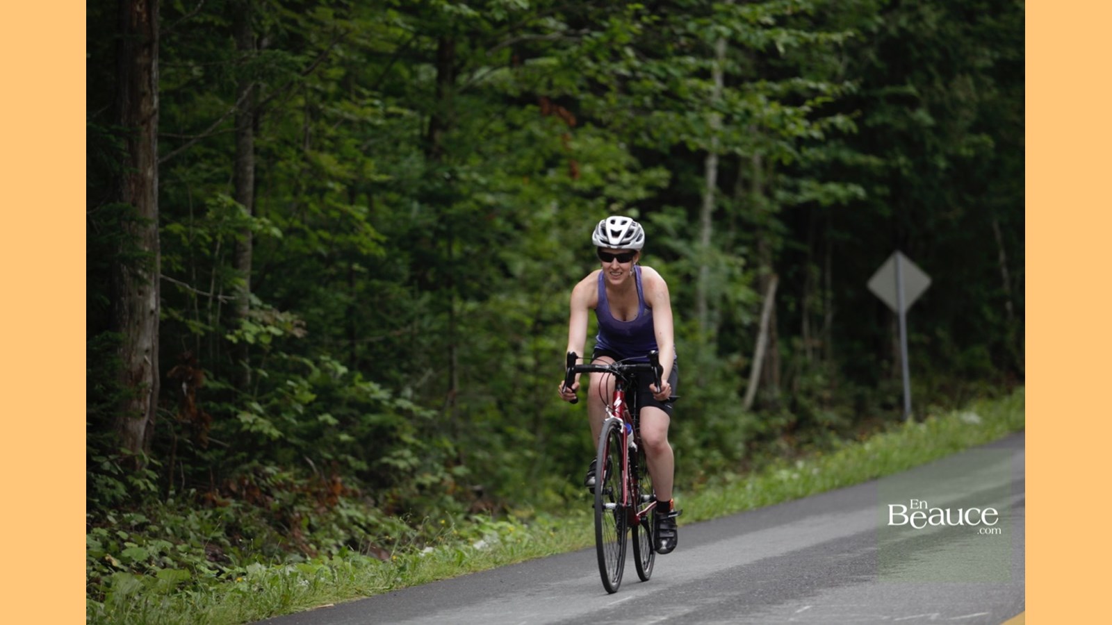 EN IMAGES : le triathlon du Lac-Poulin (partie vélo)