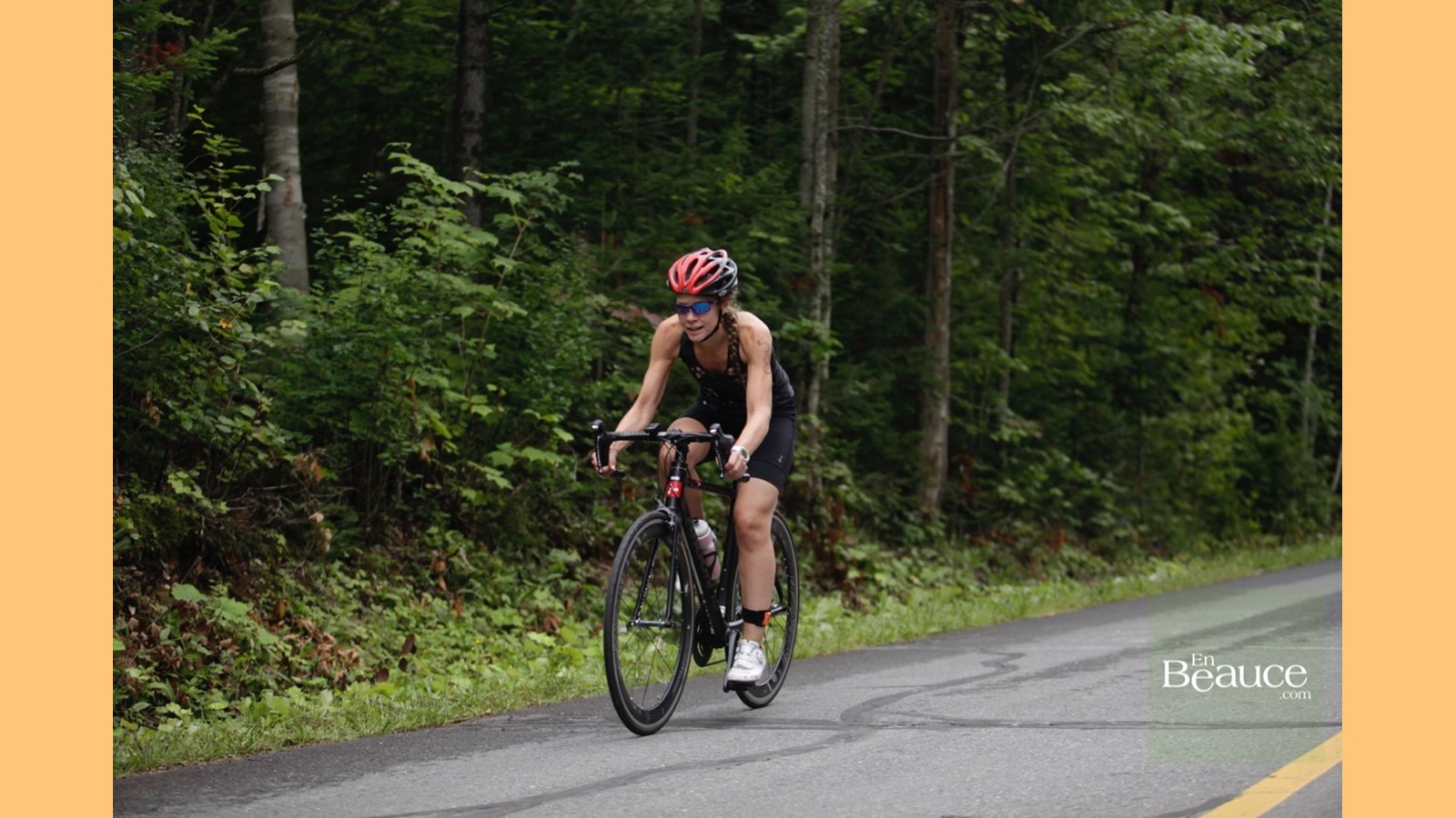 EN IMAGES : le triathlon du Lac-Poulin (partie vélo)