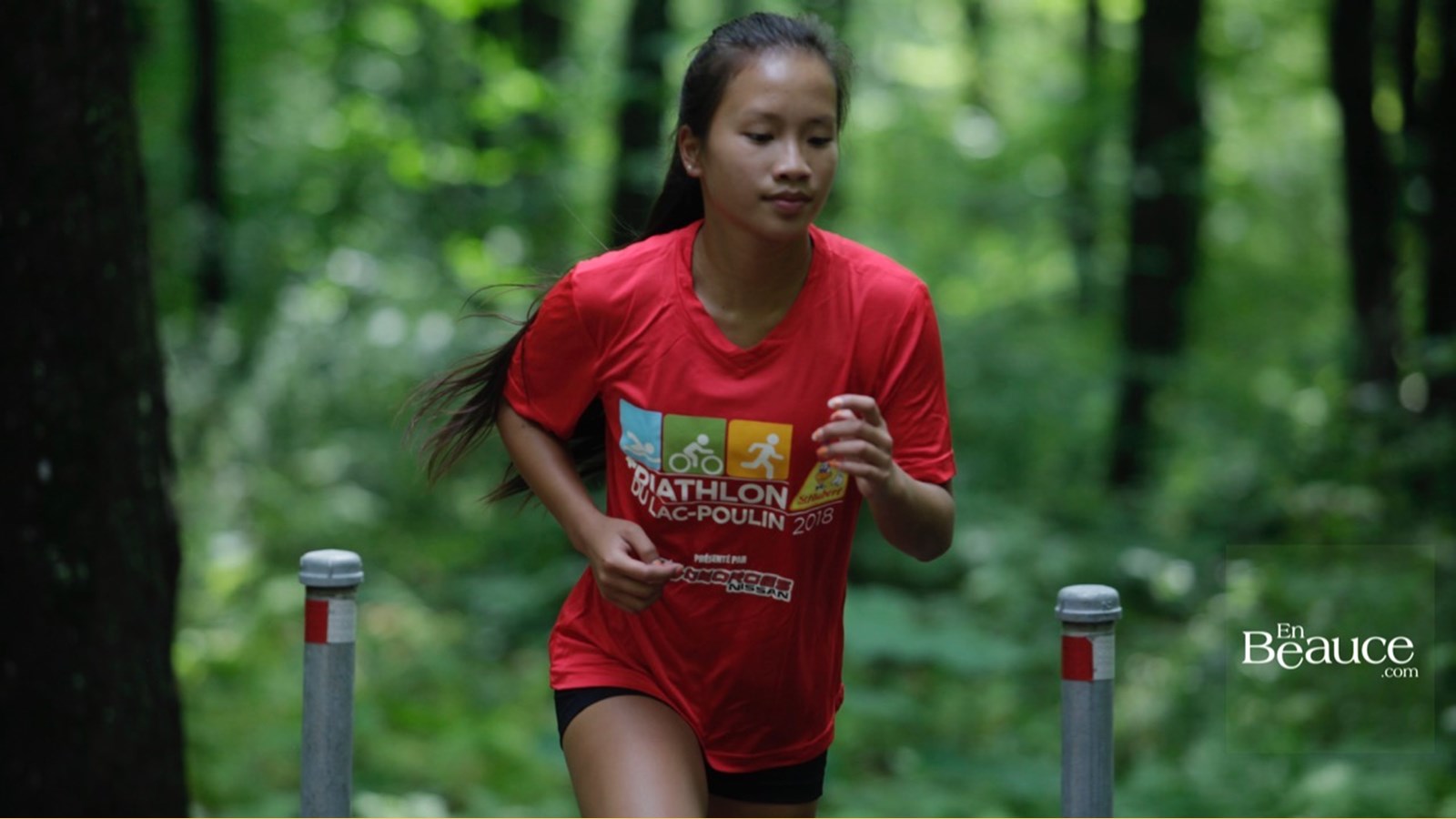 EN IMAGES : le triathlon du Lac-Poulin (partie vélo)