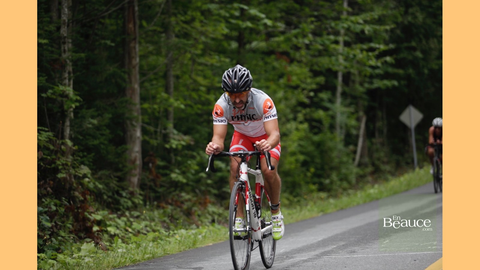 EN IMAGES : le triathlon du Lac-Poulin (partie vélo)