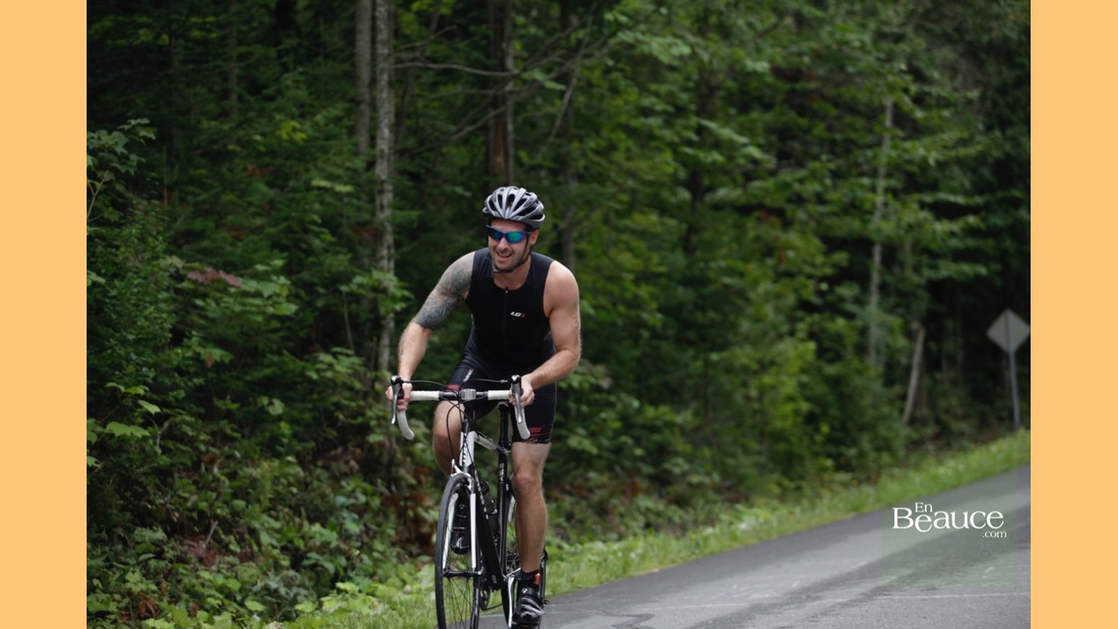 EN IMAGES : le triathlon du Lac-Poulin (partie vélo)