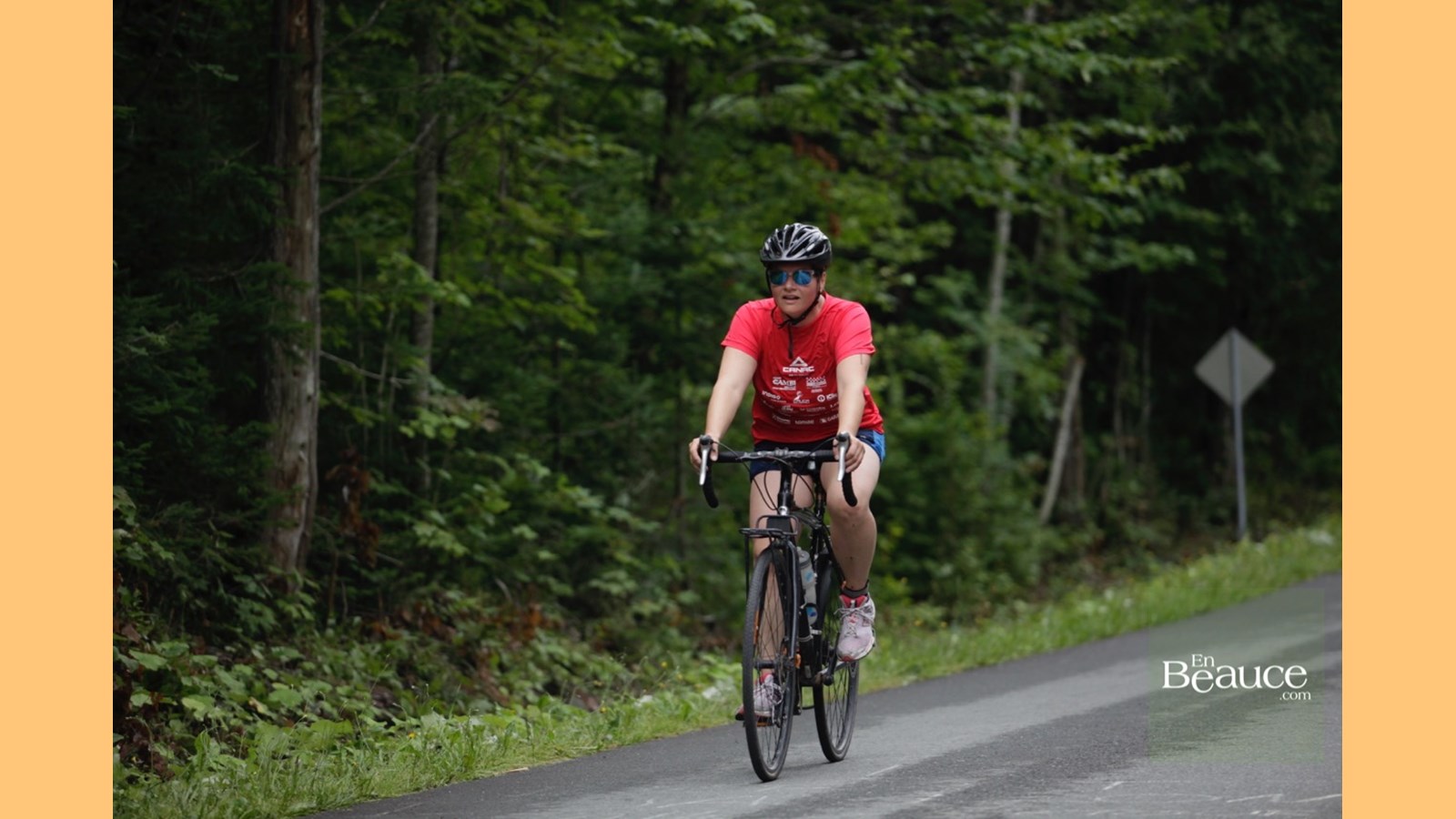 EN IMAGES : le triathlon du Lac-Poulin (partie vélo)
